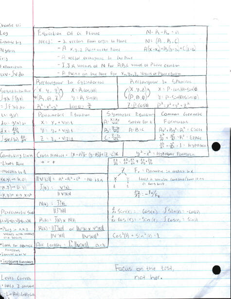 Final Notes